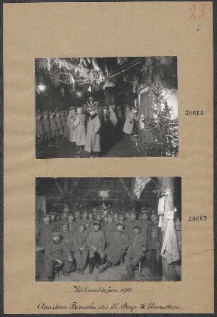 Weihnachtsfeier 1914