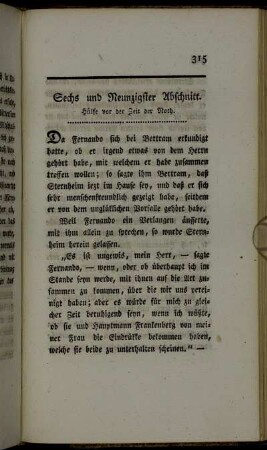 Sechs und Neunzigster Abschnitt. Hülfe vor der Zeit der Noth