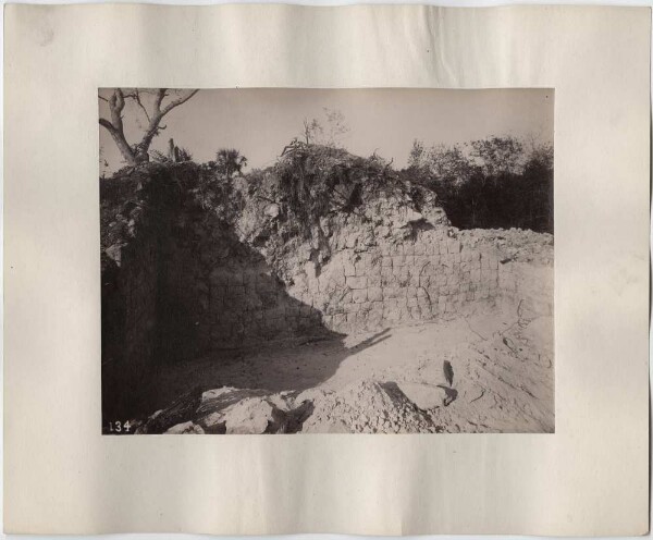 "Mound 6. Southeast room after excavation."