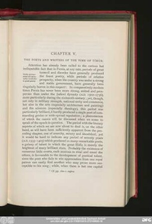 Chapter V. The Poets And Writers Of The Time Of Tímúr.