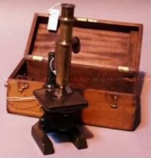 Monokulares Mikroskop im Originalkasten