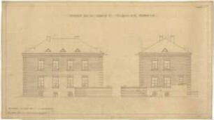 Billing, Hermann; Singen; Krankenhaus - Chefarztwohnhaus (Ansichten)