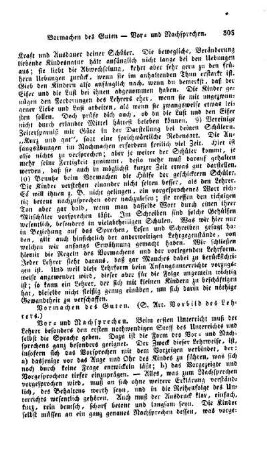 Vormachen des Guten, (s. Art. Vorbild des Lehrers)