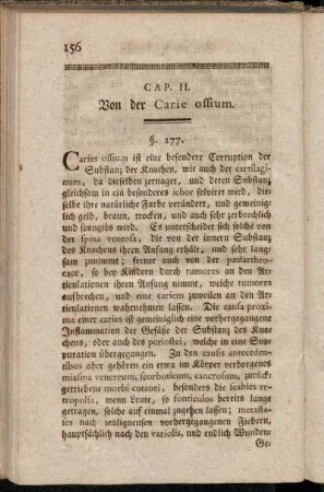 Cap. II. Von der Carie ossium