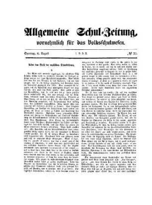 Ueber den Geist der englischen Schulbildung