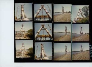 Fleher Brücke - Beton-Pylon, 1977