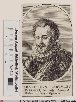 Bildnis François-Hercule de Valois, duc d'Alençon et d'Anjou