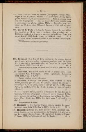 [Livres en français Estienne - Le Long]