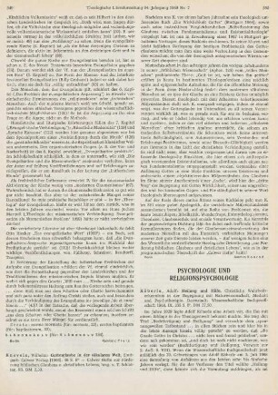 549-550 [Rezension] Knevels, Wilhelm, Gottesglaube in der säkularen Welt
