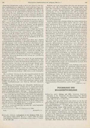 549-550 [Rezension] Knevels, Wilhelm, Gottesglaube in der säkularen Welt