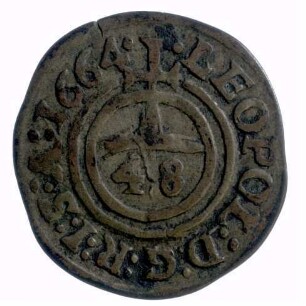 Münze, Schilling, 1664