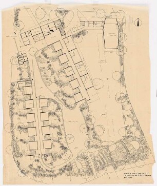 Schule Kassel-Wahlershausen: Grundriss Gartenplan 1:200