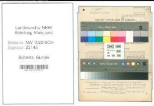 Entnazifizierung Gustav Schmitz , geb. 07.03.1894 (Bauarbeiter)