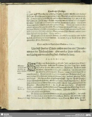 XIX. Landtags-Predigt
