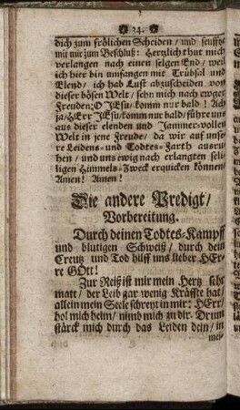 Die andere Predigt.