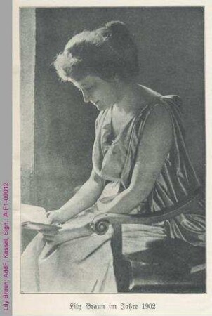Porträt von Lily Braun