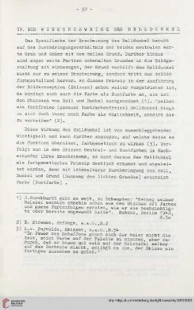 IV. Die Wirkungsweise des Helldunkel
