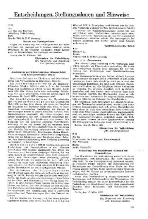 Überstunden : E 14 ; [Entscheidungen, Stellungnahmen und Hinweise]