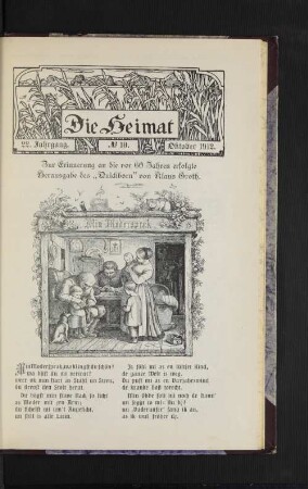 No. 10. Oktober 1912.