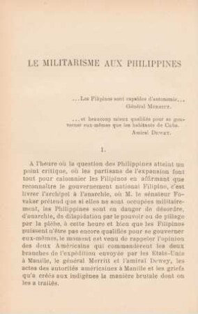 Le militarisme aux Philippines