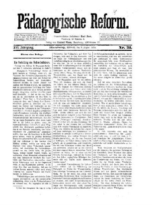 Die Vorbildung des Volksschullehrers : [(Fortsetzung folgt)]