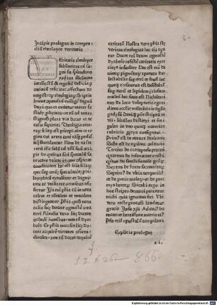 Compendium theologicae veritatis : mit Tabula von Thomas Dorniberg