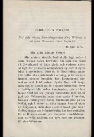 Borgerlig Rococo.