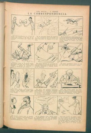 La correspondencia - [Cómic] : Vida social ... y anexos