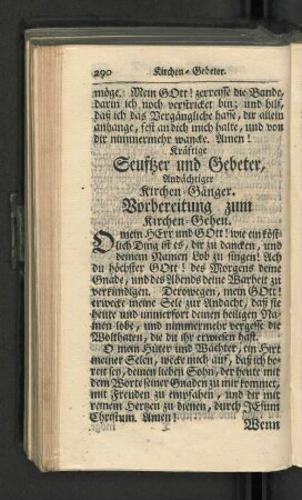 Kirchen-Gebeter.
