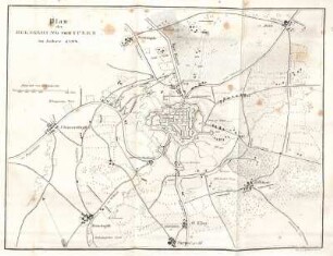 Plan der Belagerung von Ypern im Jahre 1794.