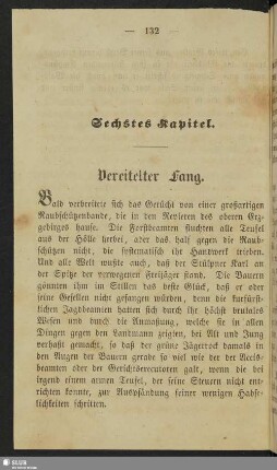 Sechstes Kapitel. Vereitelter Fang