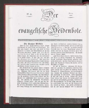 N°. 3. März, 1844