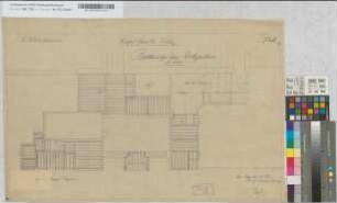 Empfangsgebäude [Bahnhof] Oelde, Blatt 40: Balkenlage Erdgeschoß, M. 1:100