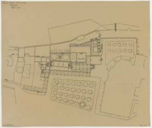 Fischer, Theodor; Basel (Schweiz); Kunstmuseum - Grundriss EG