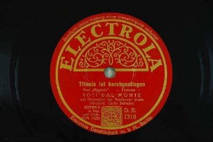 Titania ist herabgestiegen : aus "Mignon" / Thomas