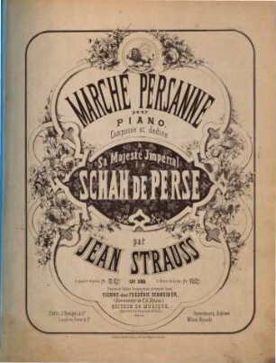 Marche Persanne : pour piano ; op. 289