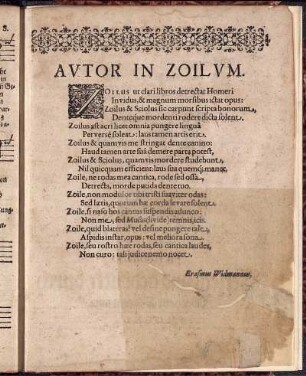 Avtor in zoilvm