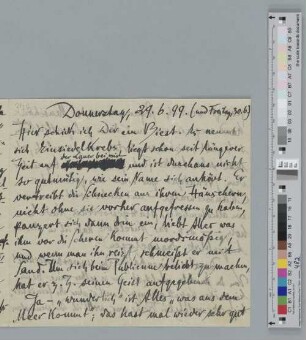 Brief an Ida Dehmel