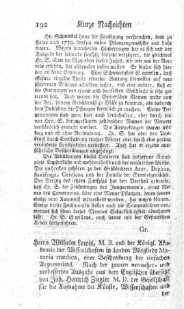 Materia medica, oder Beschreibung der einfachen Arzneymittel.