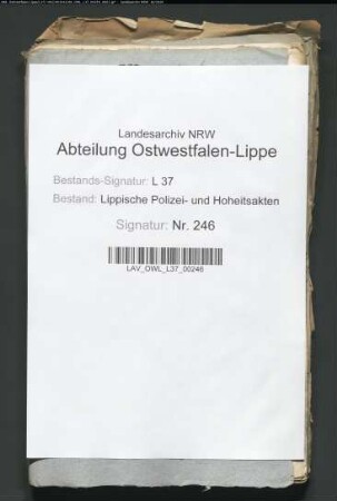 Wegezustandsberichte und Wegebesserungen