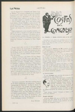 Cositas del congreso
