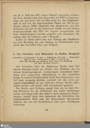 2. Von Hainichen nach Bräunsdorf im Großen Striegistal