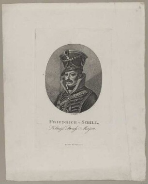 Bildnis des Friedrich v. Schill