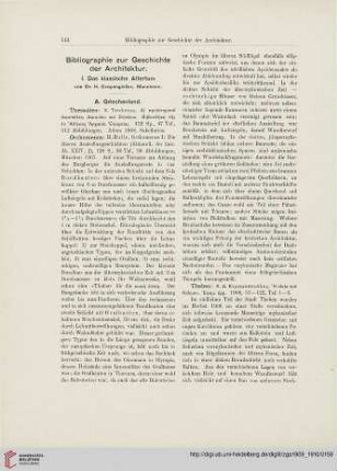 Bibliographie zur Geschichte der Architektur