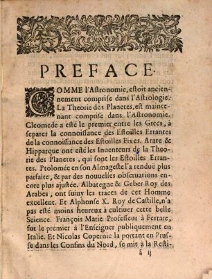 La Théorie des planètes