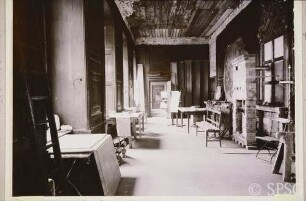 Berlin, Schloss Charlottenburg, Altes Schloss, Westflügel, Chinesische Galerie (Porzellangalerie), R. 88, Blick nach Süden.