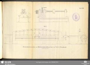 Cilinderbohrmaschine und Blechkantenhobelmaschine von Collet & Engelhard