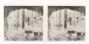 Blick aus der Anfahrungsstrecke in den 1853 ersoffenen Schacht Mönkhofsbank
