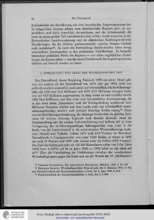 2. Gesellschaft und Staat der Wilhelminischen Zeit
