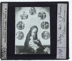 Orley, Sieben Freuden der Maria (Rom, Colonna 1261) : Innenseite des rechten Flügels eines Diptychon